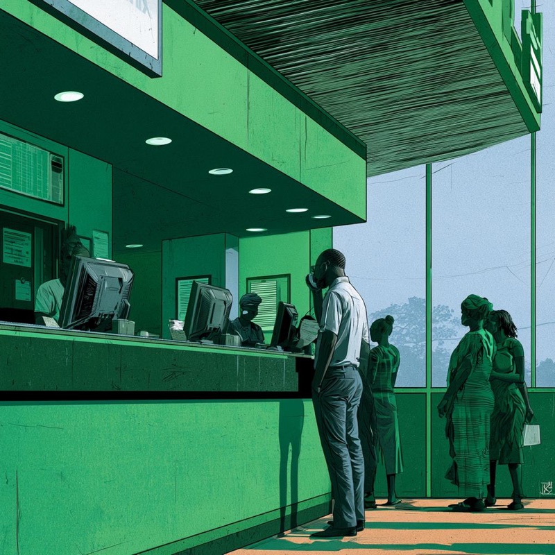 Bank branch exterior